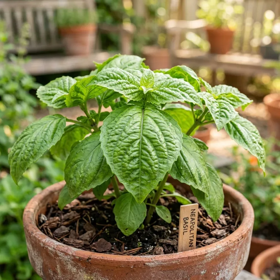 Ficha botánica de Albahaca Napoletana